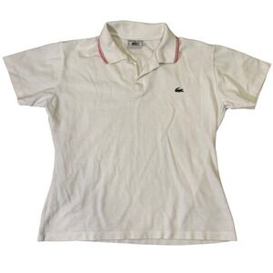 Lacoste White Short Sleeve Polo Shirt